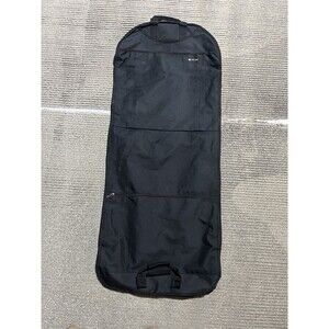 DELSEY LUGGAGE HELIUM LIGHTWEIGHT DRESS GARMENT COVER BLACK 49x21